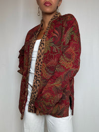 Veste Pondicherry rouge vintage