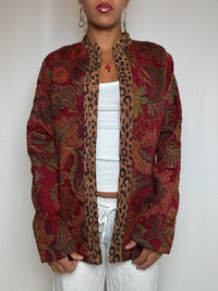 Veste Pondicherry rouge vintage