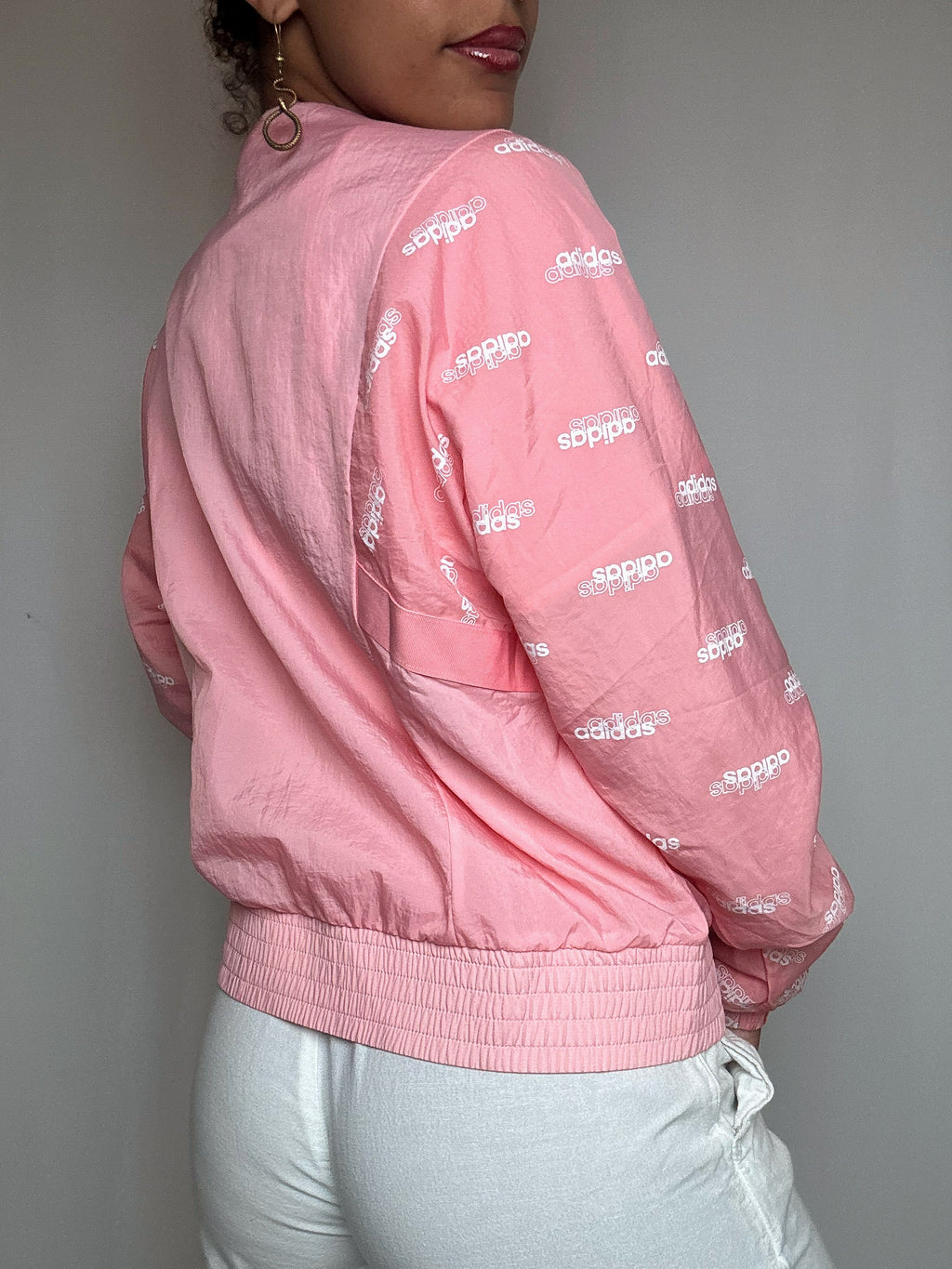 Jacket de sport rose Adidas XS vintage