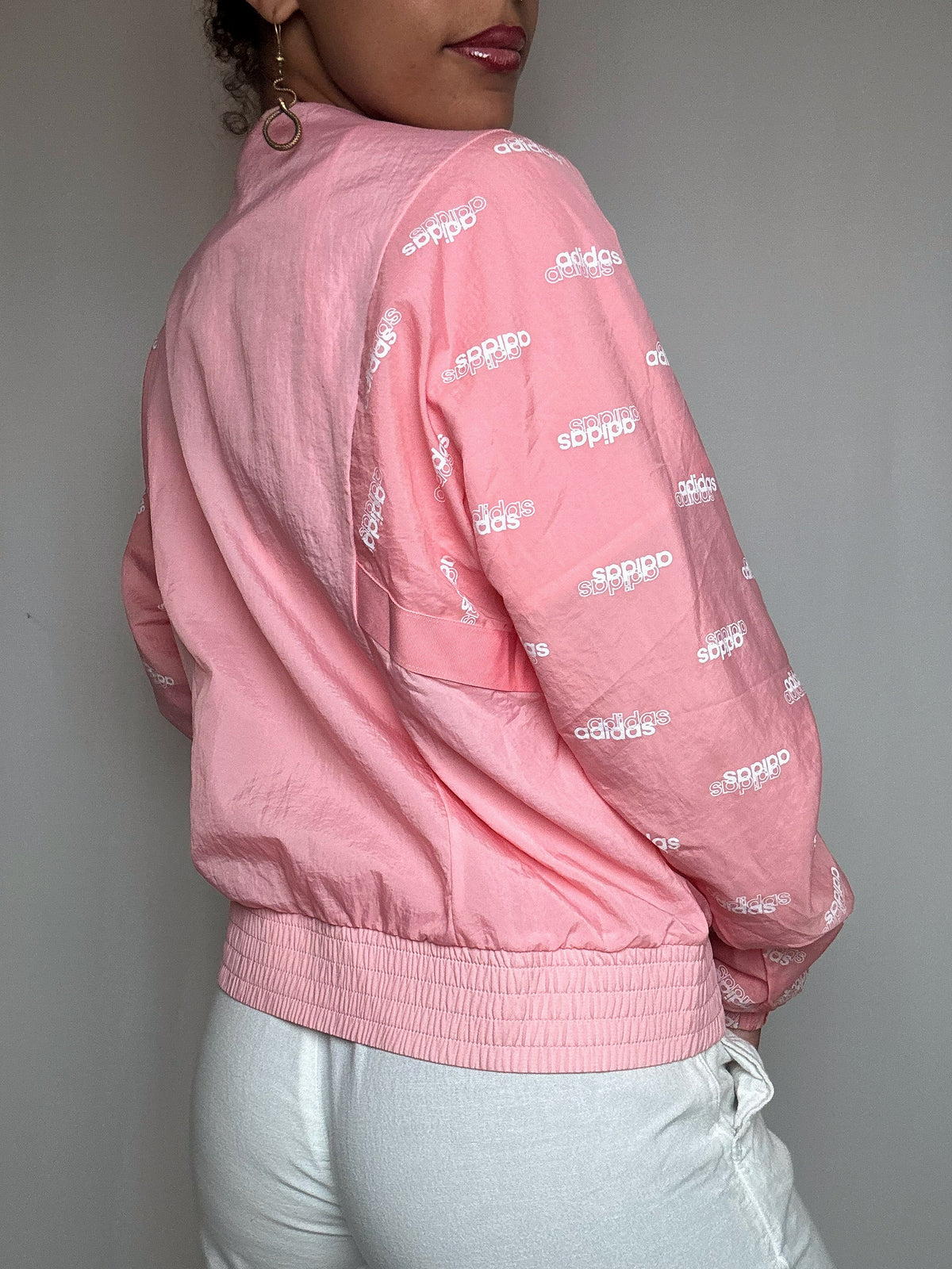 Jacket de sport rose Adidas XS vintage