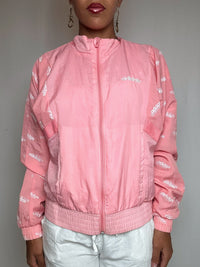 Jacket de sport rose Adidas XS vintage