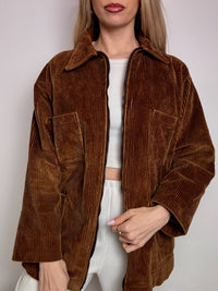 Vintage brown corduroy jacket lined L vintage
