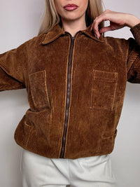 Vintage brown corduroy jacket lined L vintage