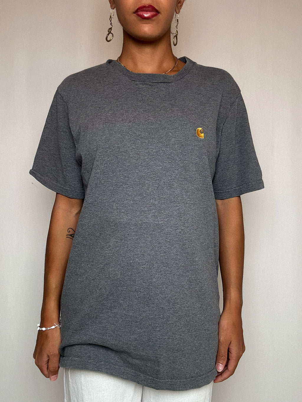 T-shirt gris Carhartt M vintage
