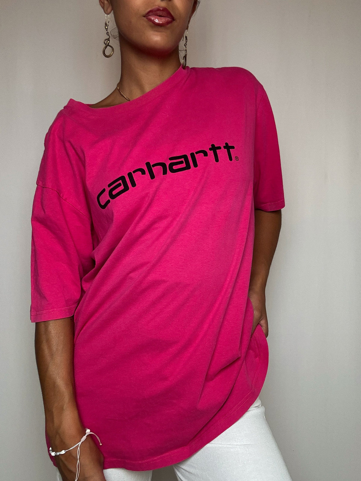 T-shirt rose Carhartt XL vintage
