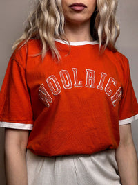 Tee shirt orange WOOLRICH L vintage