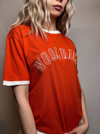 Tee shirt orange WOOLRICH L vintage
