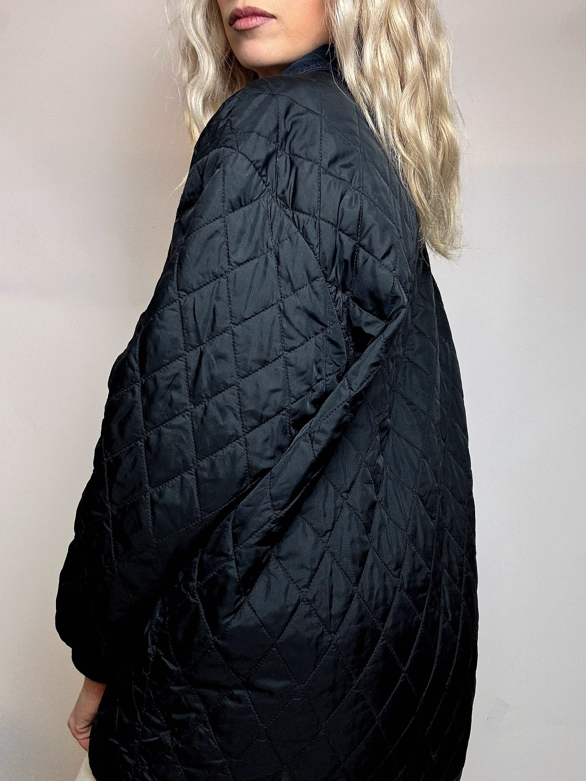 Vintage XL Marine Steppjacke