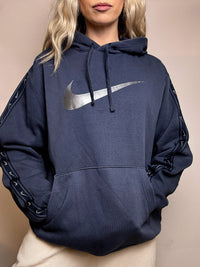 Sweat à capuche marine NIKE L vintage