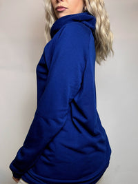 Sweat à capuche bleu NIKE XL vintage