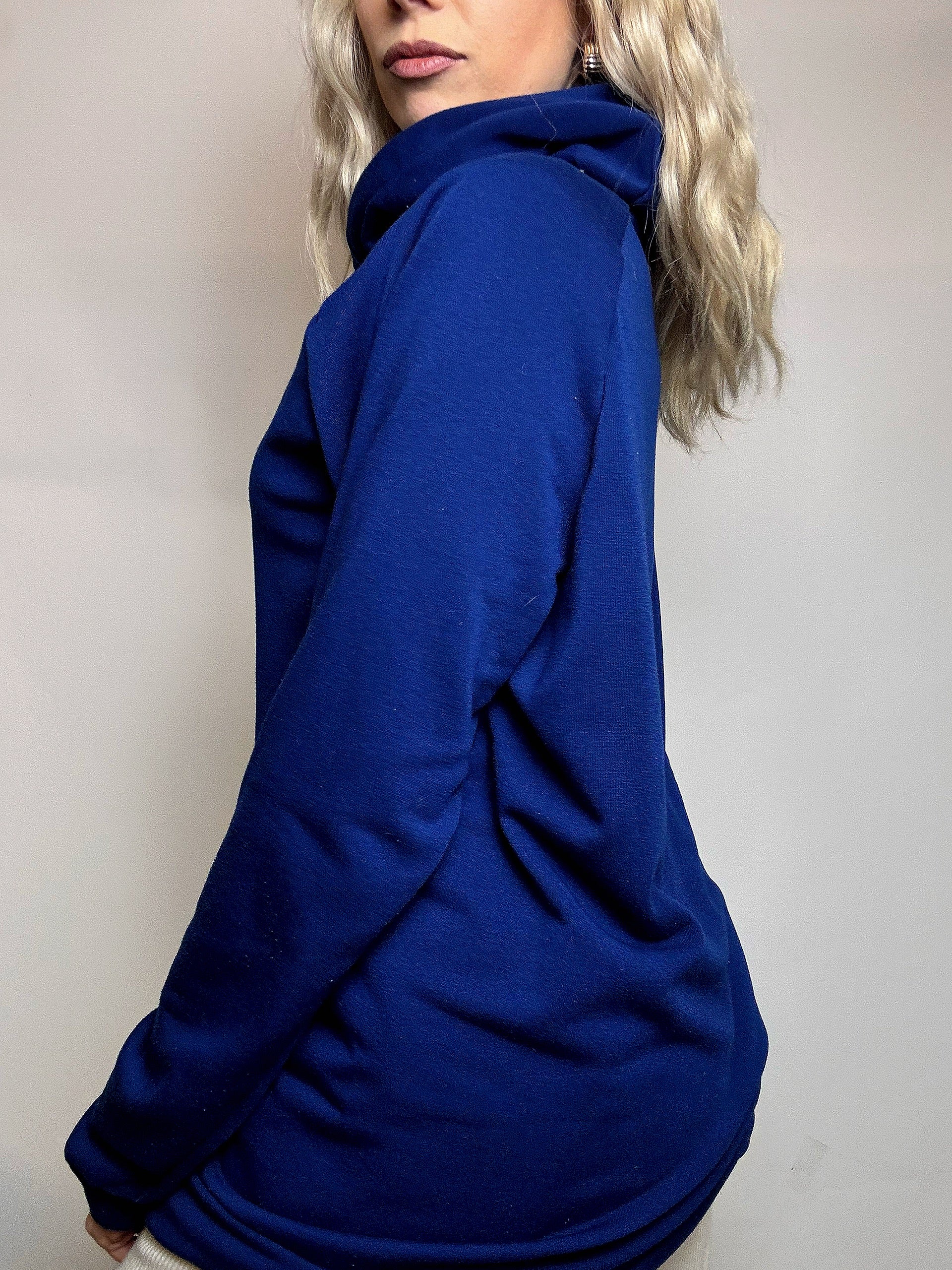 Sweat à capuche bleu NIKE XL vintage