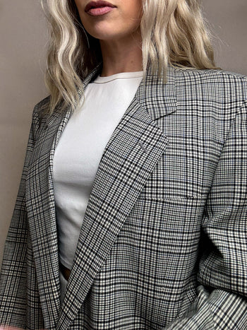 Vintage XL brown wool blazer