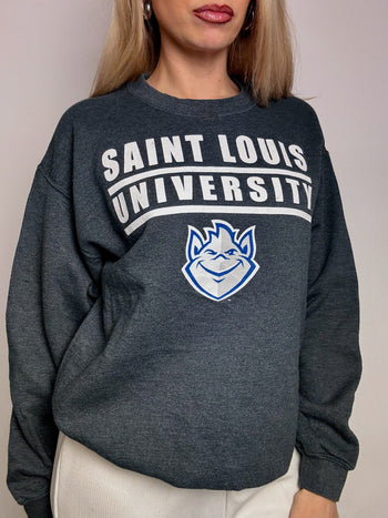 Sweat col rond GILDAN x SAINT LOUIS M vintage