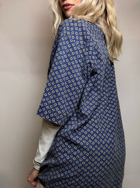 VERTIGO! XL Vintage Abstract Print Cotton Shirt