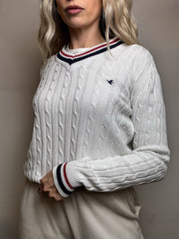 Vintage beige cricket sweater M