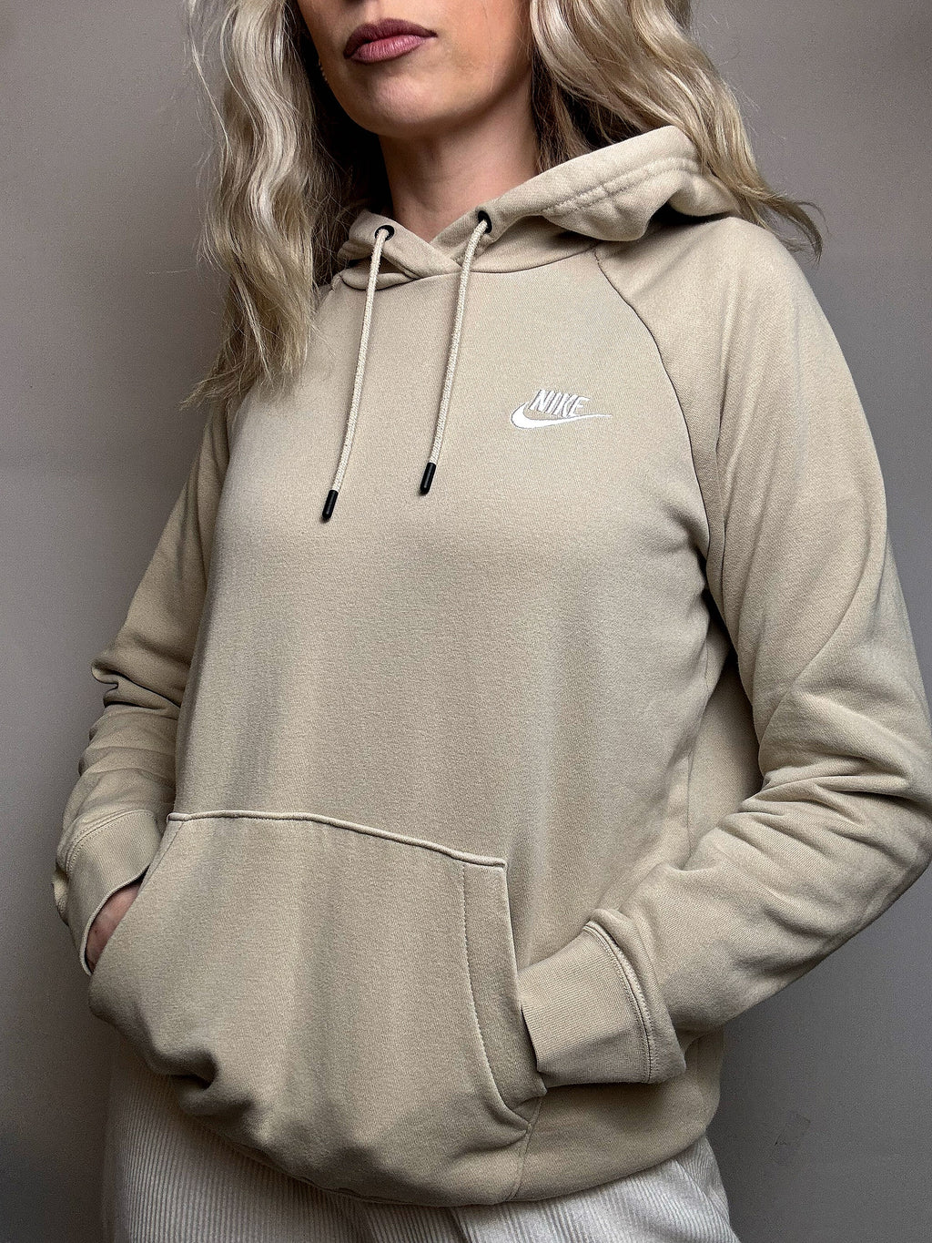 ADIDAS XL Vintage Zweifarbiger Hoodie