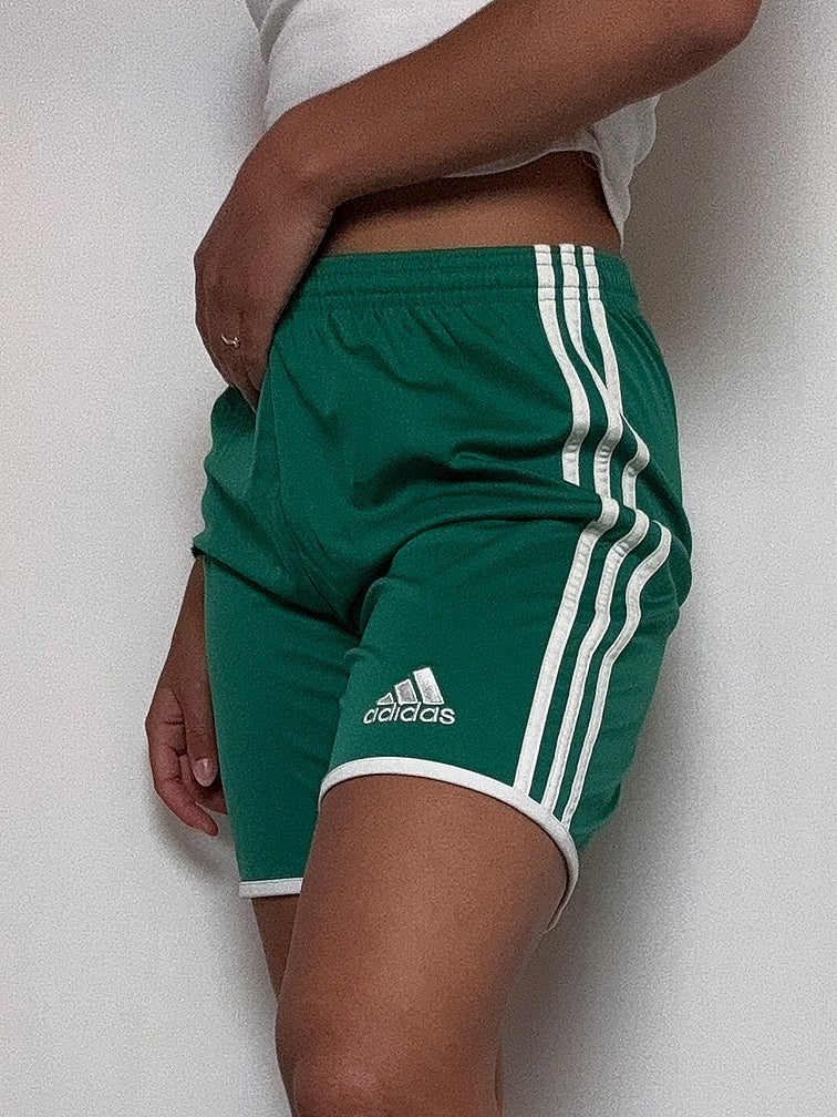 Short de sport vert adidas XS vintage
