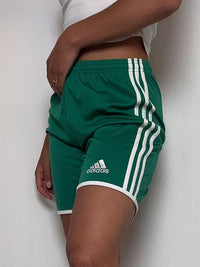 Short de sport vert adidas XS vintage