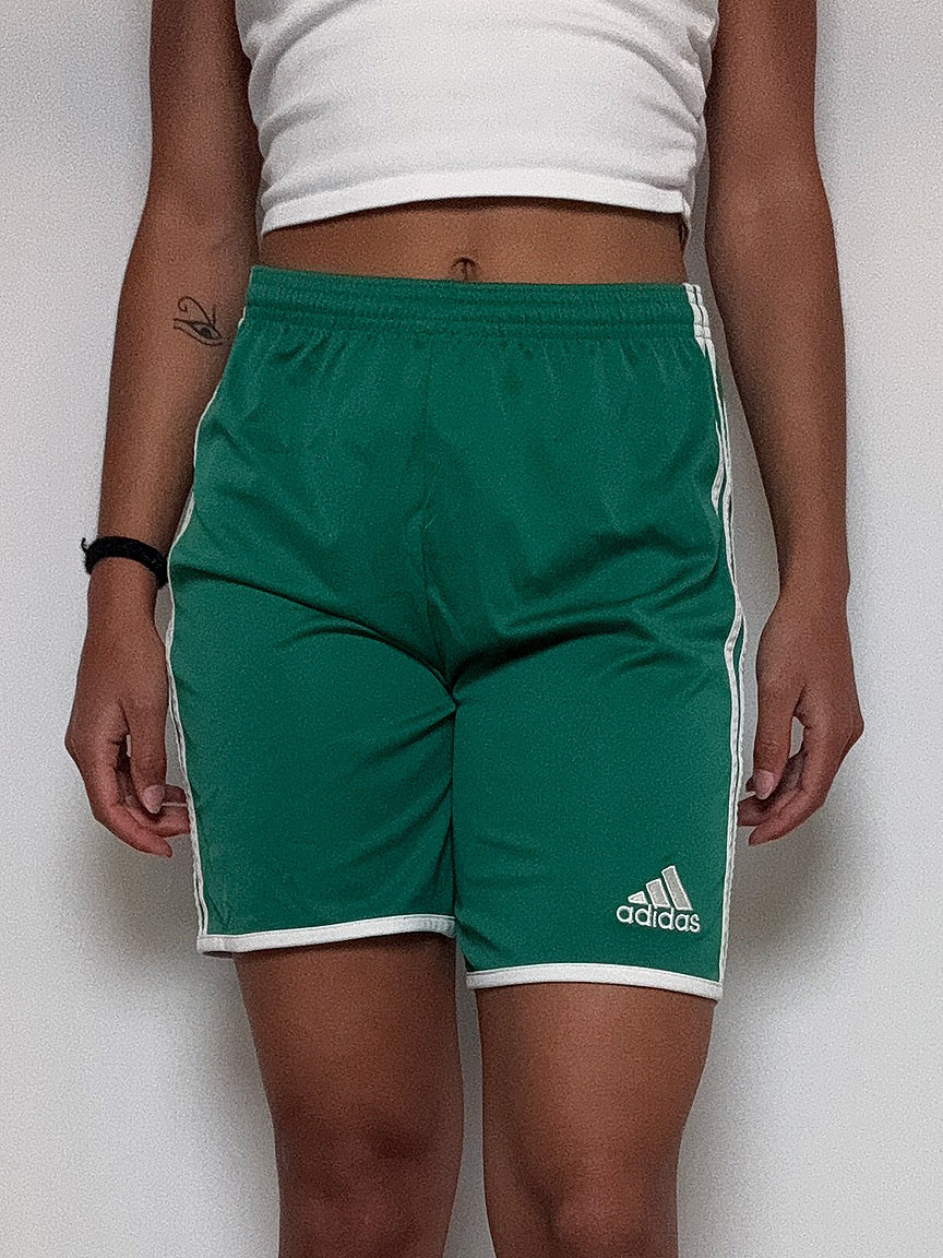 Short de sport vert adidas XS vintage