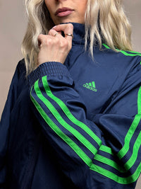 ADIDAS L vintage black sports jacket