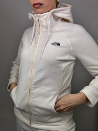 THE NORTH FACE Cream Fleece Fitted S/M Vintage