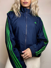 ADIDAS L vintage black sports jacket