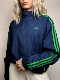 ADIDAS L vintage black sports jacket