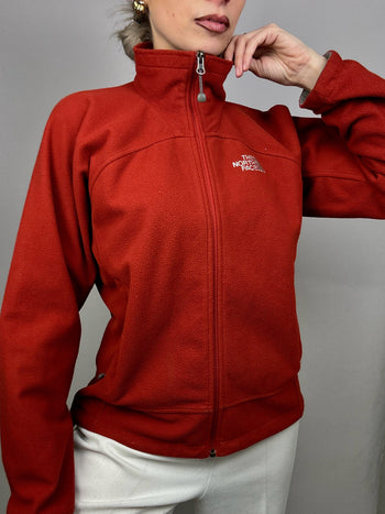 Polaire rouge THE NORTH FACE M Vintage