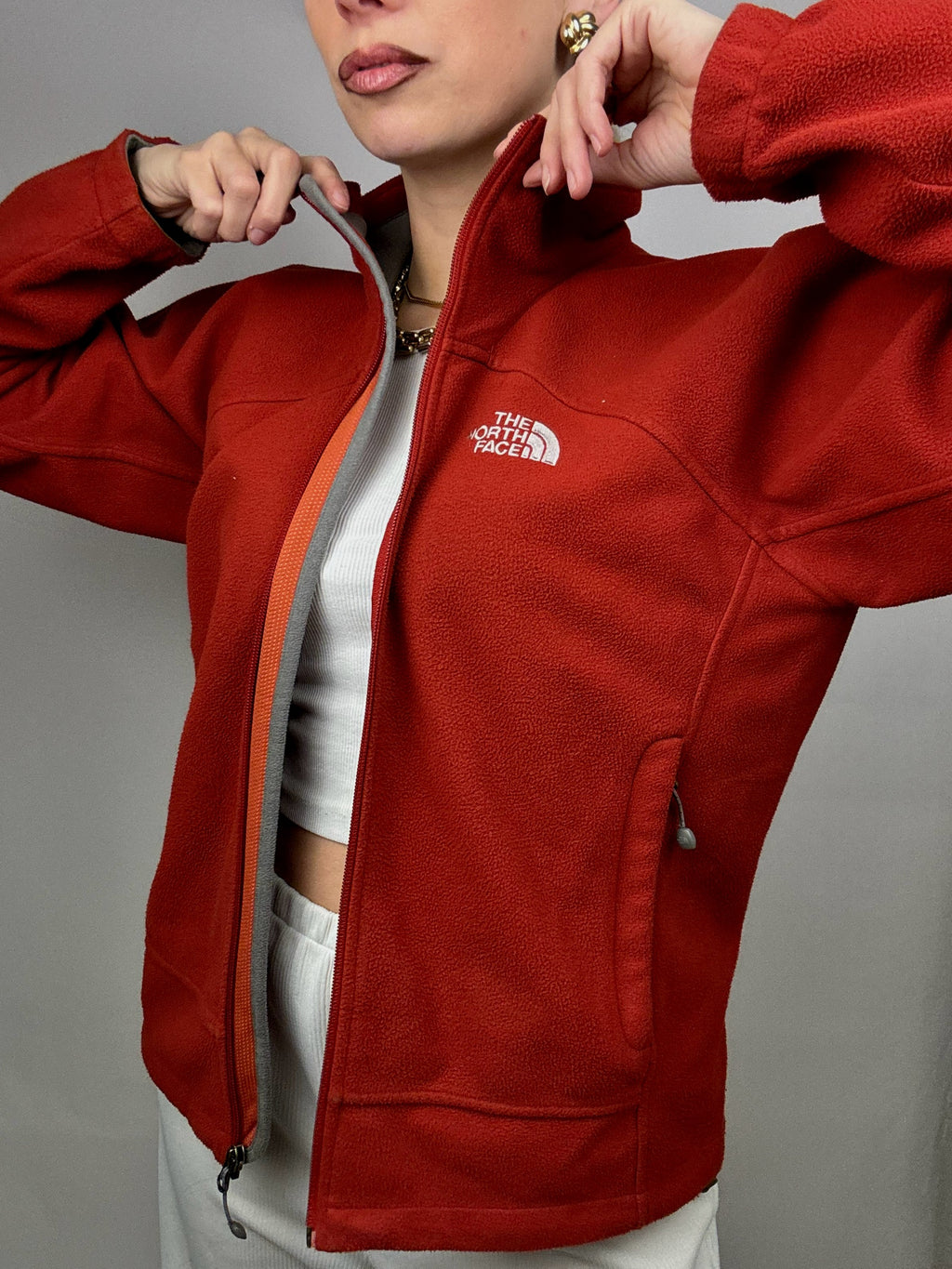 THE NORTH FACE M Vintage Red Fleece