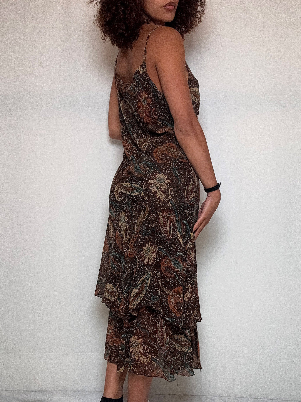 Bedrucktes Kleid S/M Vintage
