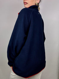 REEBOK XL Vintage Navy Fleece