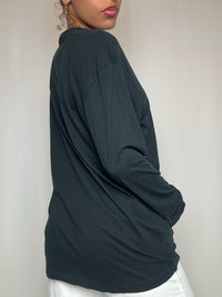 T-shirt manches longues noir Polo RL M vintage