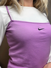 Top à bretelles framboise NIKE M vintage