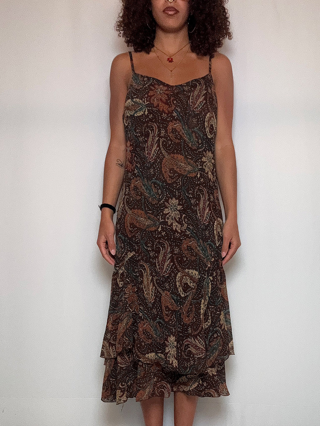 Bedrucktes Kleid S/M Vintage