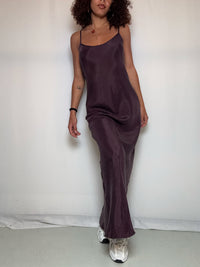 Robe longue violet S vintage