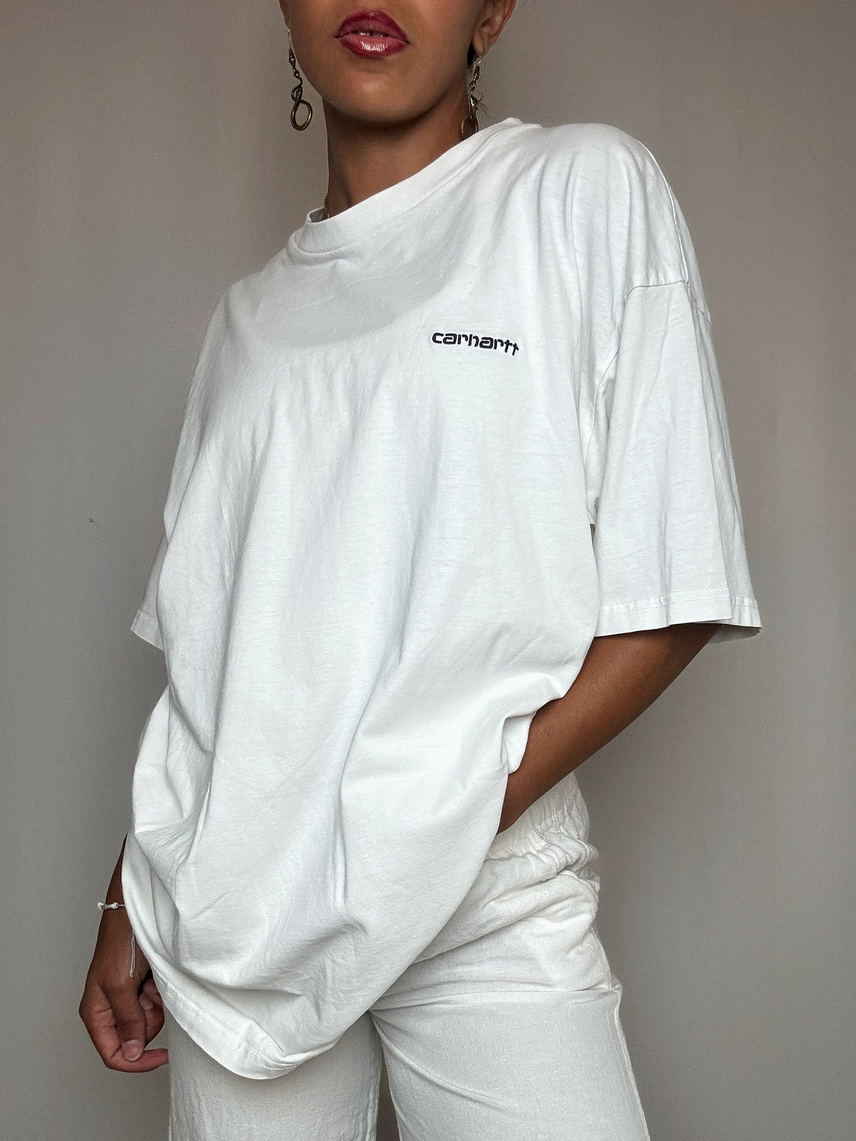 T-shirt blanc Carhartt XL vintage