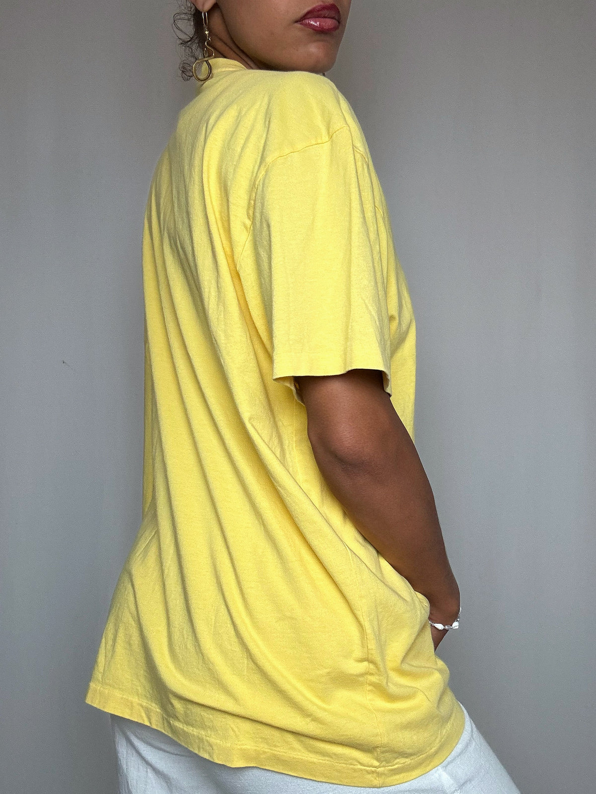 T-shirt jaune Polo Ralph Lauren M vintage