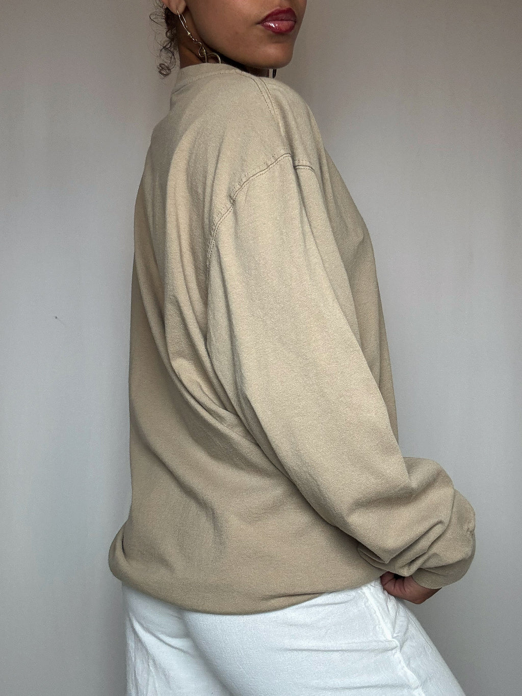 T-shirt manches longues beige DICKIES XL vintage