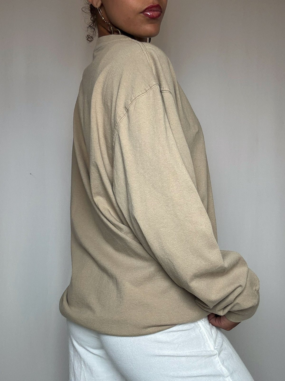 T-shirt manches longues beige DICKIES XL vintage