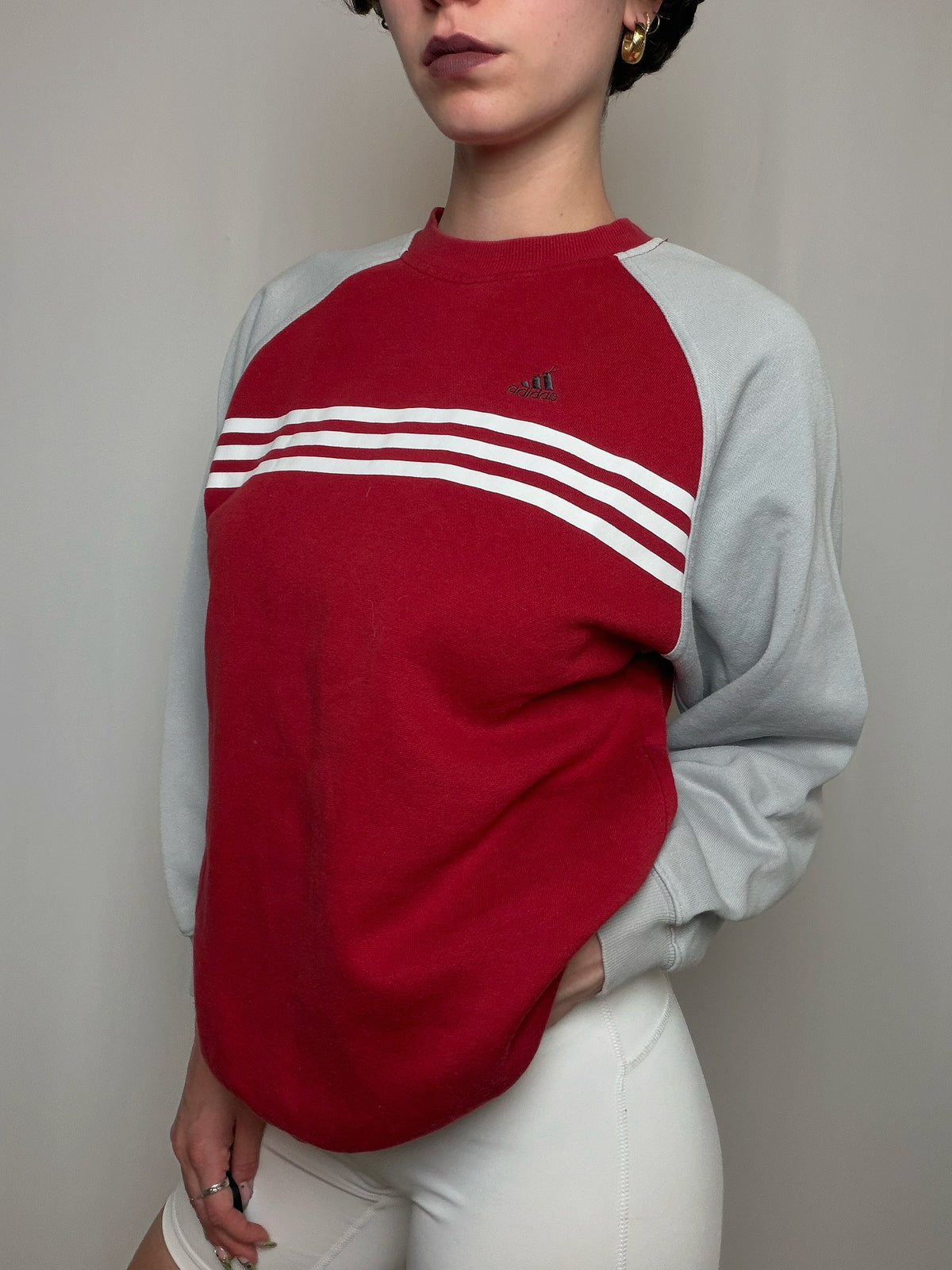 Sweat bicolore Adidas S vintage
