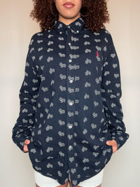Chemise imprimée Ralph Lauren XL vintage