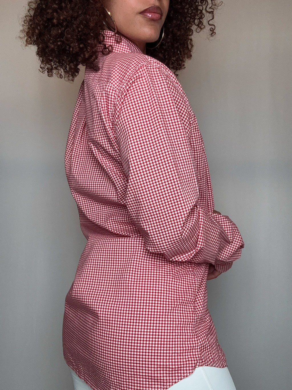 Chemise vichy rouge Ralph Lauren M vintage
