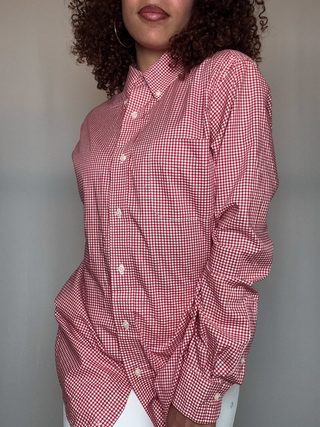 Chemise vichy rouge Ralph Lauren M vintage