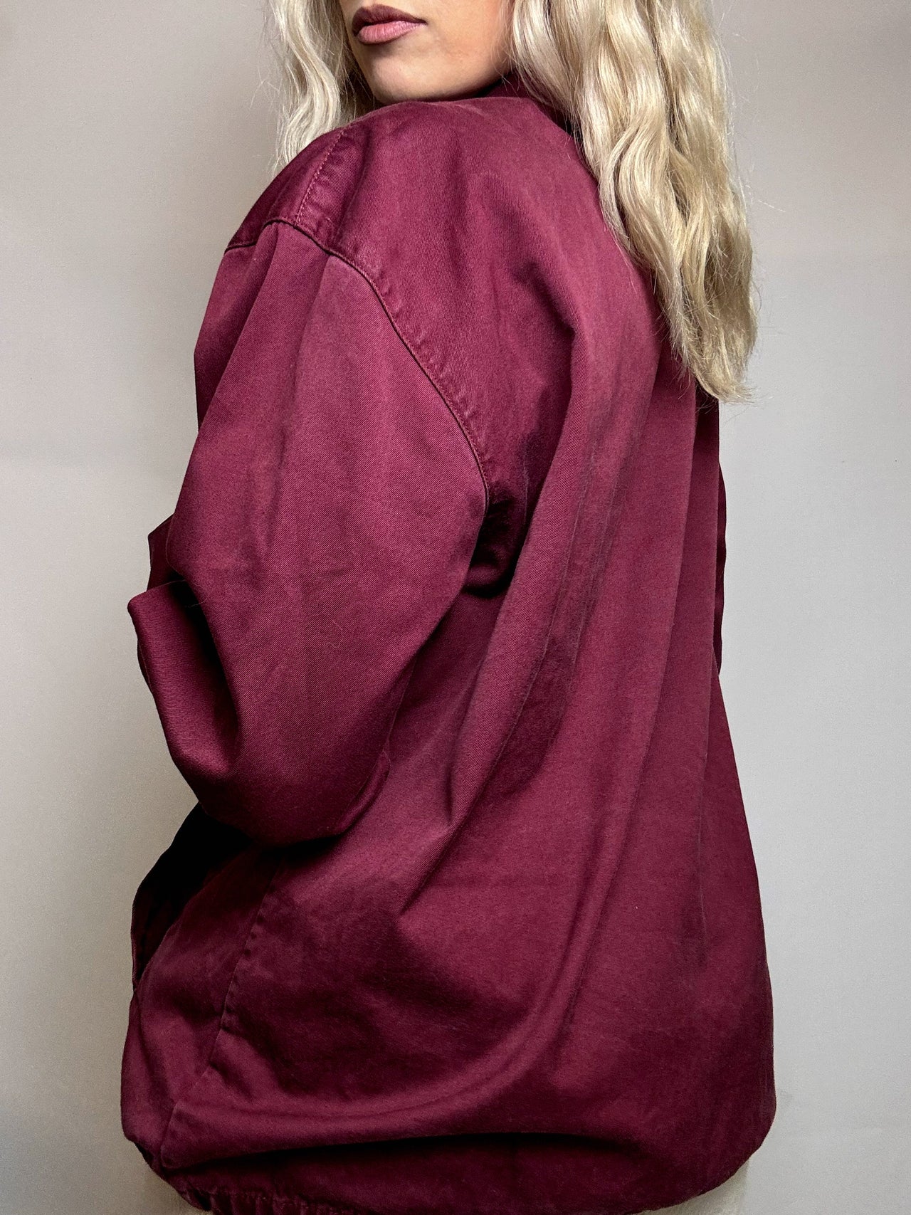 Veste en coton bordeaux CARHARTT XL vintage