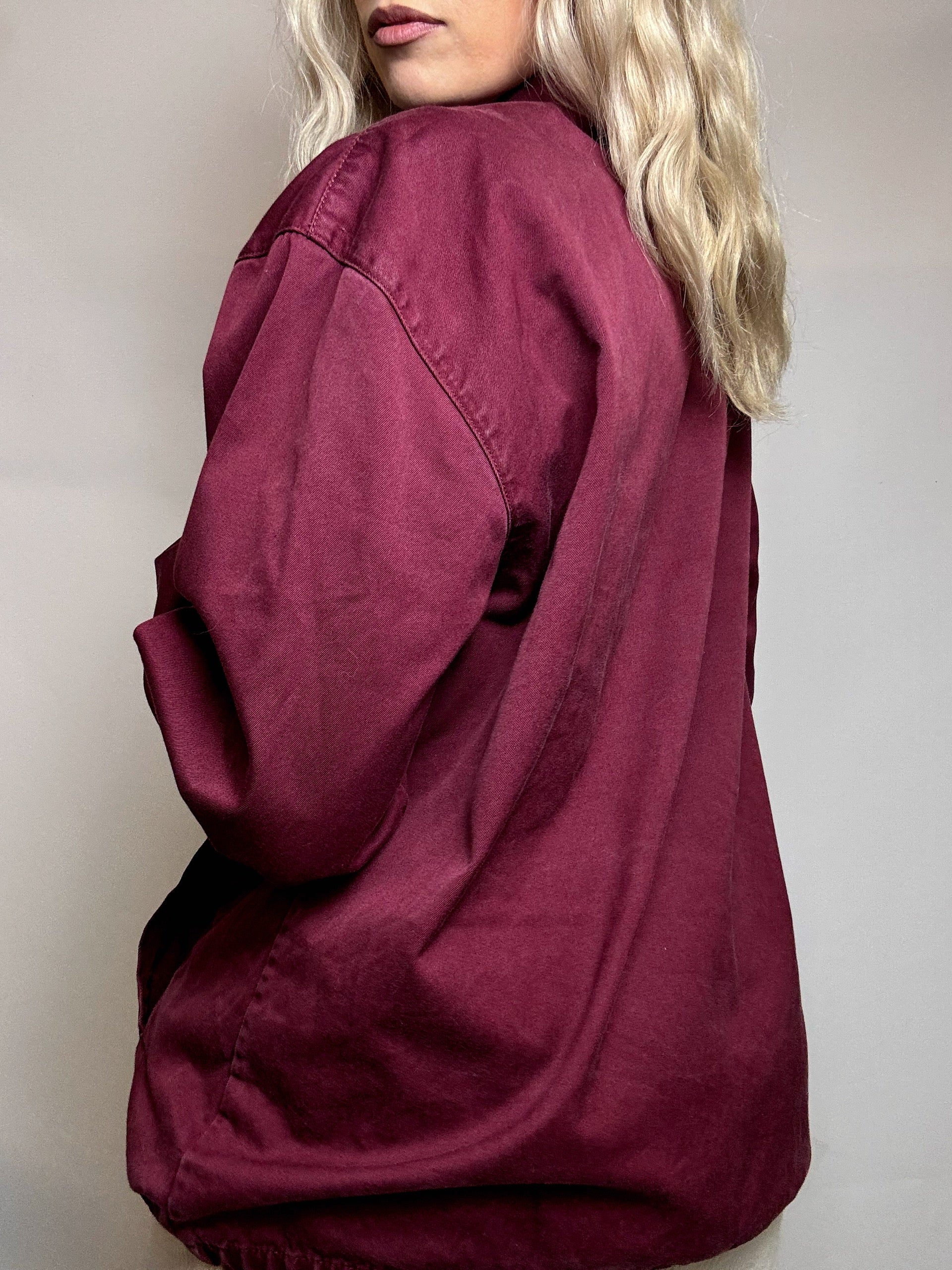 Veste en coton bordeaux CARHARTT XL vintage