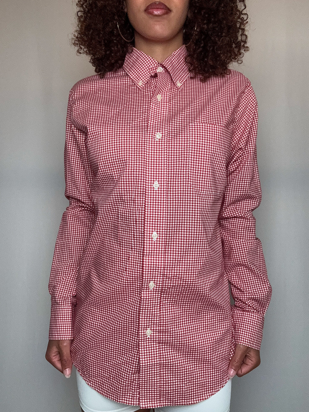 Chemise vichy rouge Ralph Lauren M vintage