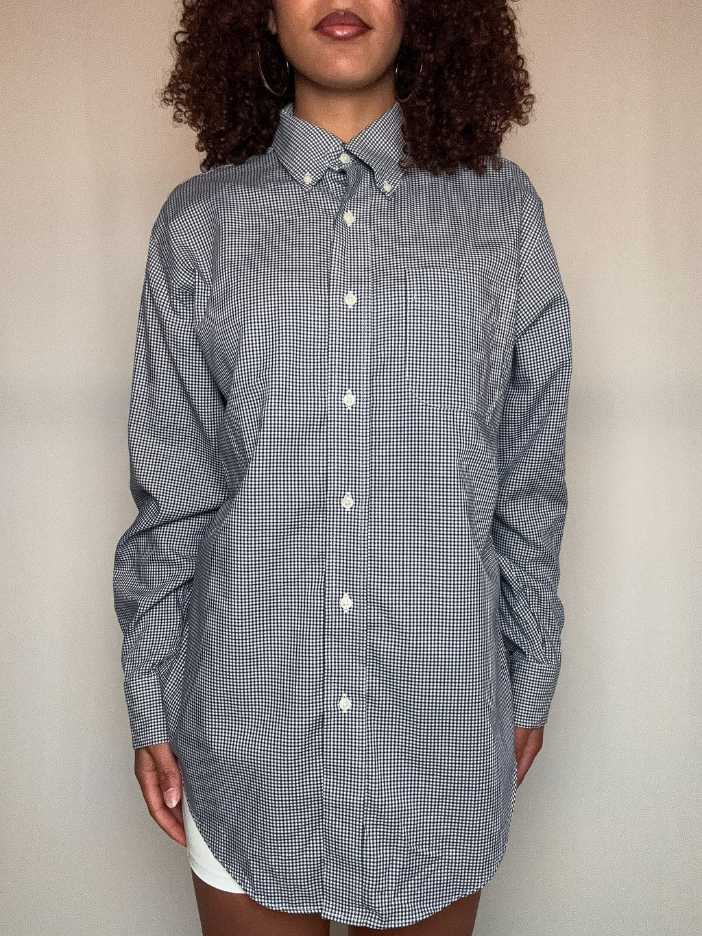 Chemise vichy bleue Ralph Lauren M vintage