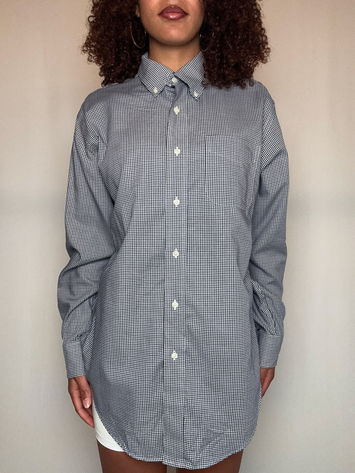 Chemise vichy bleue Ralph Lauren M vintage