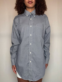 Chemise vichy bleue Ralph Lauren M vintage