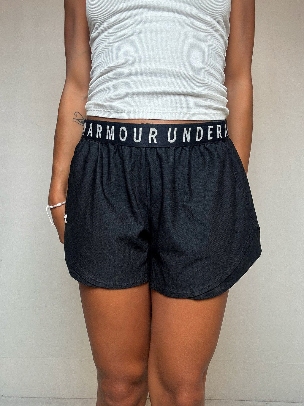 Short running noir Under Armour L vintage